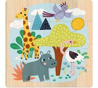 Coffret Puzzles 3x16 Pcs Animaux Du Monde