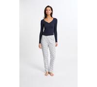 Coffret pyjama 2 pièces à motifs avec coton - Miska - L - Marine - Femme - Etam