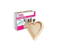 Coffret pyrogravure + 2 plateaux bois cour à décorer