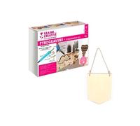 Coffret pyrogravure + suspension fanion en bois