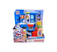Coffret QG interactif Spin Master PAW Patrol Pup Squad Search & Rescue - Ascenseur rotatif, Rampe et 2 Figurines - Multicolore