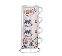 Coffret rack 4 tasses Loris 10cl - Amadeus