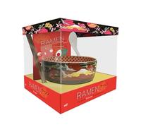 Coffret Ramen, Avec Plus De 30 Recettes De Cuisine Japonaise ! - Avec Un Bol Et Une Cuillère En Céramique, Une Paire De Baguette En Bois Et Un Livre