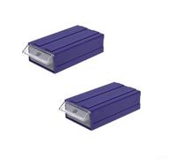 Coffret Rangement Boulons Plastique Résistant Coffret Rangement(2PCS blue) | Résistant aux chocs, ergonomique, pour vue directe , pour idéal boulons