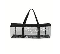 Coffret Rangement Dvd Grand support de rangement Transparent for DVD et CD, sac transport à fermeture éclair facile, organisateur for bandes dessinées, Collection transparente BibliothèQue Maison