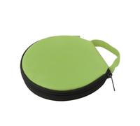 Coffret Rangement Dvd Mallette de transport Portable for CD DVD 20 capacités, avec dragonne, sac rangement en tissu Oxford, voyage anti-poussière à double usage for voiture BibliothèQue Maison(Green)