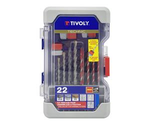 Coffret RANGER 22 pièces Kit spécial perçage pour assemblage + fixations - TIVOLY - 11901170061