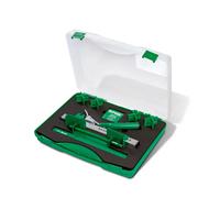 Coffret redresseur et espaceur de lame pour terrasse SPAX