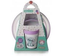 COFFRET REPAS 3 PIeCES GOBELET + BOL + ASSIETTE ANTIDÉRAPANTS LILO et STITCH