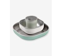 Coffret-repas 3 pièces inox sage green TU