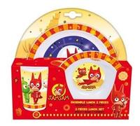 Coffret repas 3 pièces Samsam Rouge G