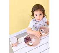 Coffret repas 4 pièces LÄSSIG rose poudré TU