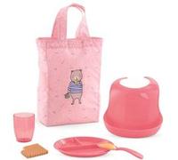 Corolle – Coffret repas 9000140690, 6 accessoires pour poupon 36/42 cm dès 2 ans