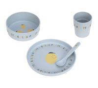 Coffret repas en polypropylène et cellulose happy fruits citron