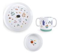 Coffret repas en porcelaine Pomme des Bois (3 pièces)