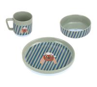 Coffret repas en porcelaine Tiny Team Chien