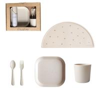 Coffret repas en silicone ivory (5 pièces)