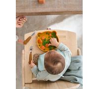 Coffret repas en silicone Ours caramel TU
