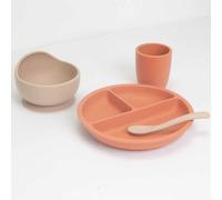 Coffret Repas En Silicone Pour Bébé - 4 Pièces Naranja TU