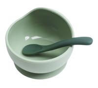 Coffret repas en silicone Vert Sauge-Vert Sapin (2 pièces)