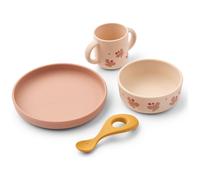 Liewood Set de vaisselle imprimé Vivi 4 pièces Butterfly-apple blossom
