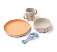 Coffret repas en silicone Vivi Pineapple Sandy (4 pièces)