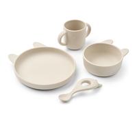 Coffret repas en silicone Vivi Rabbit Sandy (4 pièces)
