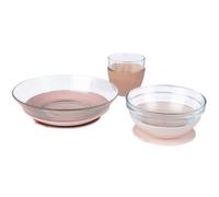 Coffret repas en verre x duralex barbe à papa