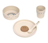 Coffret repas happy rascals smile bleu ciel (4 pièces)