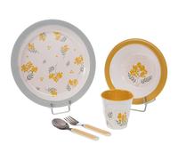 Coffret repas mimosa (5 pièces) jaune, vert TU
