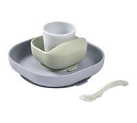 Coffret repas silicone galet (4 pièces)