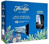 Coffret Rhum Flor de Caña 12 ans avec Verre de Dégustation 40° 70cl - Rhum Premium du Nicaragua - Sans Sucre Ajouté - Cadeau pour Amateur de Spiritueux