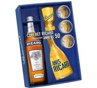 Coffret Ricard - Pastis de Marseille - Années 50 - Apéritif anisé - 45,0% Vol. - 70cl