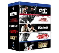 Coffret : Rocky + Creed + Raging Bull + Fighter + La Rage Au Ventre - Pack - Blu-Ray