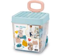Coffret Rolly Briques ECOIFFIER BB Abrick 40 pièces avec chariot pastel