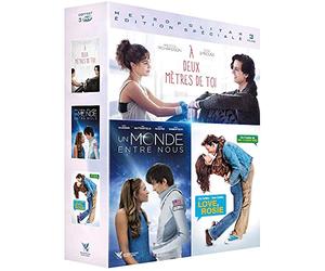 Coffret romance 3 films : à deux mètres de toi ; love, rosie ; un monde entre nous