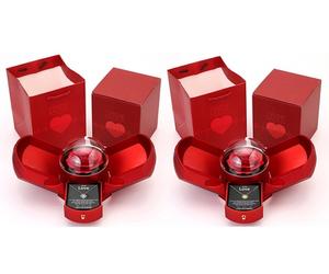 Coffret rose éternelle et collier : Or