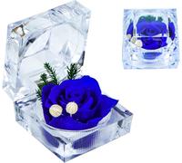 Coffret Roses Bleues Éternelles Boîte À Cadeaux Rose Bleue Boîte À Anneaux Fleurs Éternelles Boîte À Roses Saint Valentin Coffret Feurs Éternelles Saint Valentin Confessions Mariage