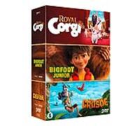 Coffret Royal Corgi + Bigfoot Junior + Robinson Crusoé