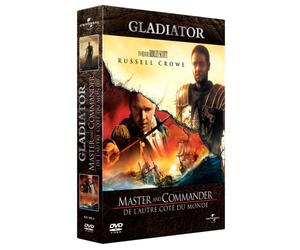 Coffret Russel Crow 2 DVD : Master & commander / Gladiator