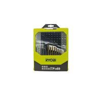 Coffret RYOBI 69 accessoires mixtes pour perçage et vissage RAK69MIX