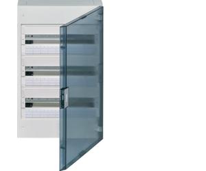Coffret saillie 3x18M IP40, porte VEGA VB318TB