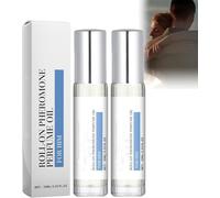 Coffret Saint-Valentin : Huile de parfum aux phéromones de rose, roll-on, parfum portable pour homme, longue tenue