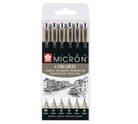 Sakura Pigma Micron stylo fin Noir 6 pièce(s)