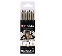 Sakura Feutres fins Pigma Micron Sépia, résistants à la lumière – Set de 4