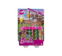 Coffret Salle De jeux Pour Barbie : Babyfoot Avec 1 Chien Et 7 accessoires - Set Mobilier Et 1 Carte Offerte
