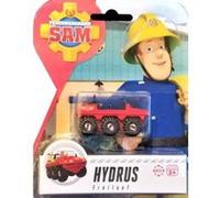 Coffret sam le pompier véhicule en métal hydrus 4 x 4 de pompier rouge 6 cm - set voiture miniature + 1 carte tigre Rouge