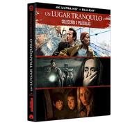 Coffret Sans Un Bruit La Trilogie : Blu-Ray + 4k Ultra En Boitier Amaray Multi-Discs Avec Fourreau Et Import Espagne Vf Incluse, Comprend: Sans Un Bruit, Sans Un Bruit 2 Et Sans Un Bruit Jour 1