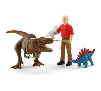 Coffret - SCHLEICH - Attaque Tyrannosaure Rex - Extérieur - Dinosaurs - Mixte