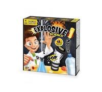 Coffret Science 15 Experiences sans Danger - Laboratoire Chimie - Set Jeu educatif et Scientifique avec 1 Carte - Enfant 8 Ans et Plus